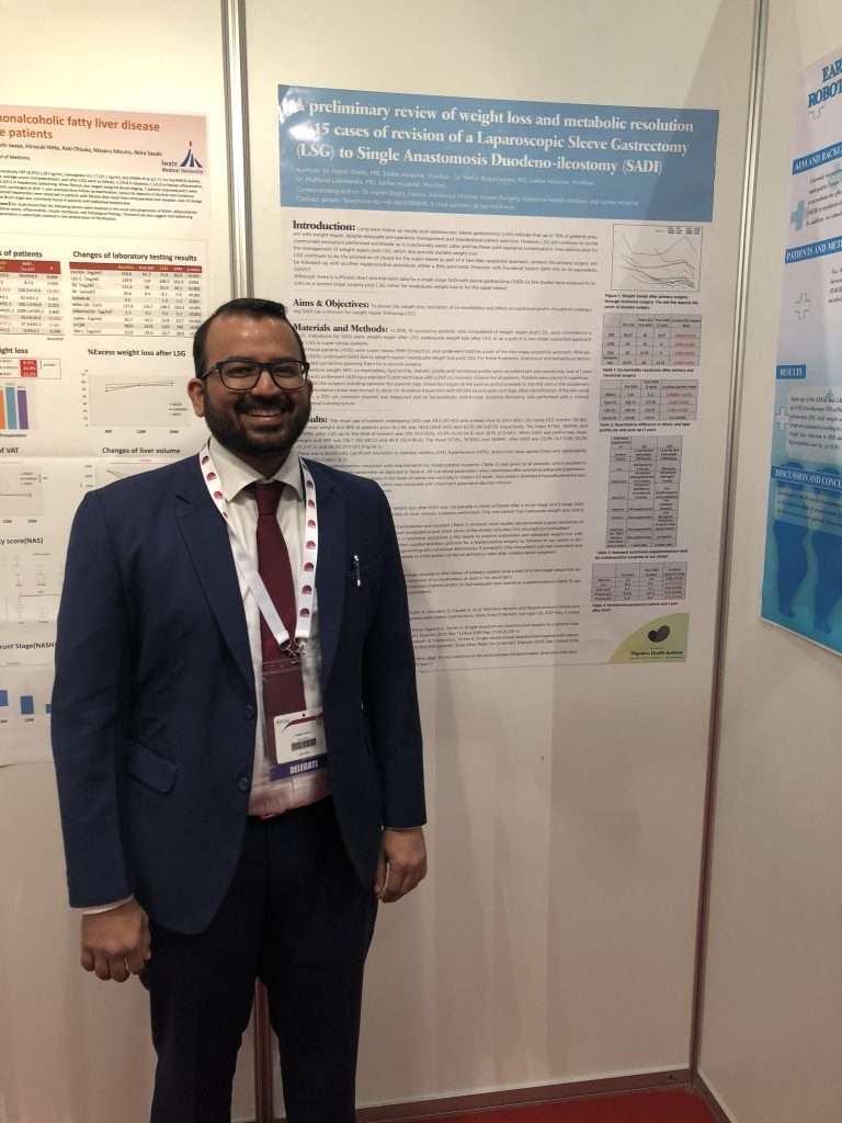 Poster presentation at World congress of obesity surgery IFSO 2018, Dubai, UAE